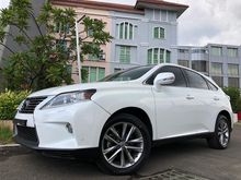 2014 Lexus RX270 2.7 RX270 SUV F-Sport White On Beige Km40rb Sunroof GPS Indo PBD TDP.175JT