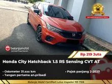 2022 Honda City 1.5 RS Honda Sensing Hatchback CVT AT Orange 2022 [ GARANSI 5TH ]