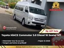 2024 Toyota Hiace 3.0 Commuter Van Diesel 16 Seater MT Manual Silver Metalik NIK 2024 [ LOW KM 12RB ]