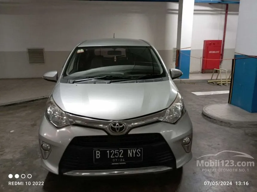Jual Mobil Toyota Calya 2017 G 1.2 di Banten Automatic MPV Silver Rp 112.000.000