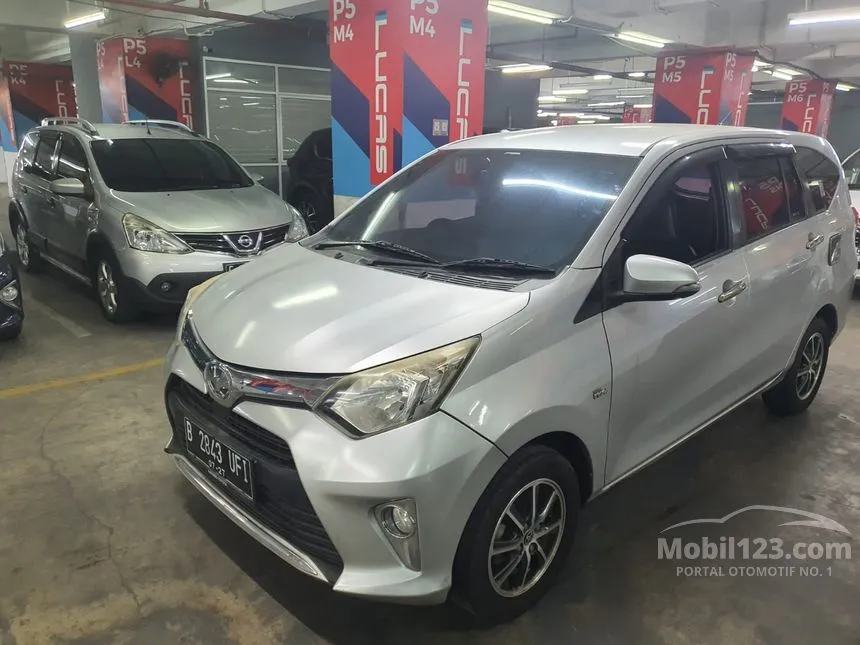 Jual Mobil Toyota Calya 2017 G 1.2 di DKI Jakarta Automatic MPV Silver Rp 100.000.000