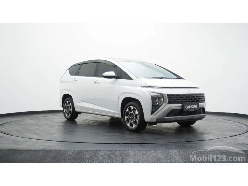 Jual Mobil Hyundai Stargazer 2022 Prime 1.5 di Banten Automatic Wagon Putih Rp 235.000.000