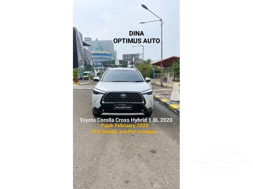 Jual Mobil Toyota Corolla Cross 2020 Hybrid 1.8 di Jawa Barat Automatic Wagon Putih Rp 360.000.000