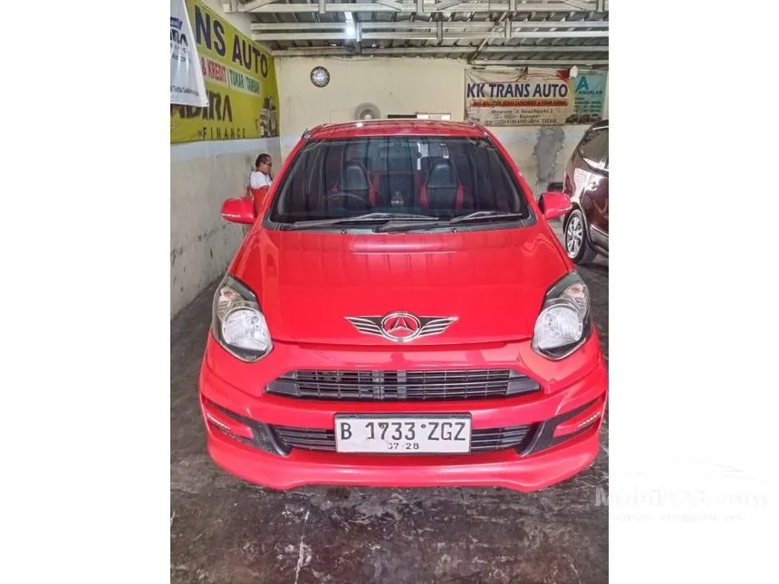 Jual Mobil Daihatsu Ayla 2015 M Sporty 1.0 di Banten Automatic Hatchback Merah Rp 98.000.000