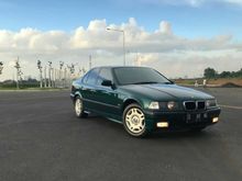 BMW 323i 1997 E36 M43 Boston Green, Black Interior-Leather Seat
