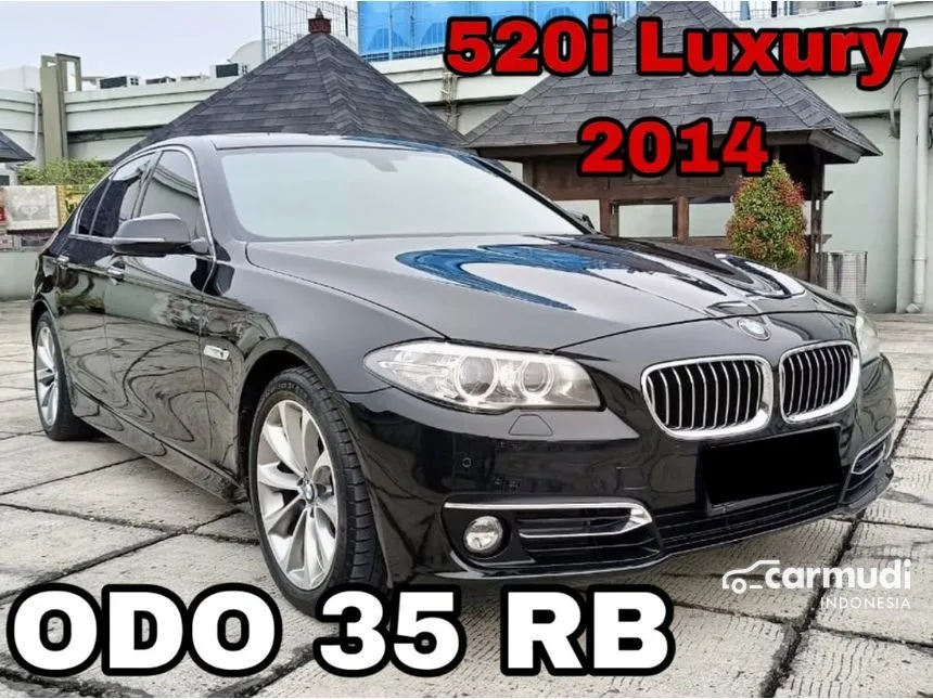 Jual Mobil BMW 520i 2014 Modern 2.0 di Banten Automatic Sedan Hitam Rp 328.000.000