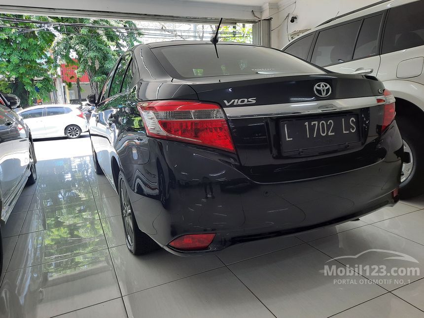 Jual Mobil Toyota Vios 2015 G 1.5 di Jawa Timur Manual Sedan Hitam Rp