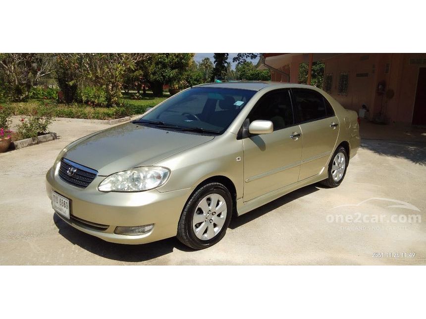 Altis 2004 Toyota Corolla Altis 2004 E 1.6 in ภาคตะวันตก Automatic Sedan สีเงิน ...