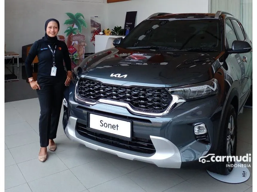 Jual Mobil KIA Sonet 2024 Premiere 1.5 di Banten Automatic Wagon Abu