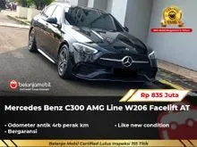 2023 Mercedes-Benz C300 2.0 AMG Line Sedan W206 Facelift AT Hitam NIK 2023 [ KM ANTIK 4RB ]
