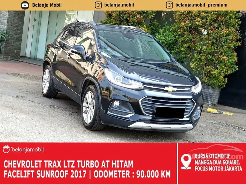 Jual Mobil Chevrolet TRAX 2017 LTZ 1.4 di DKI Jakarta Automatic SUV Hitam Rp 135.000.000