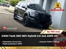 2024 GWM Tank 2.0 500 HEV SUV Hybrid 2.0 4x4 AWD AT Hitam Pemakaian 2025 NIK 2024 [ 4x4 ]