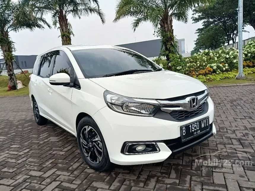 Jual Mobil Honda Mobilio 2018 E Prestige 1.5 di Banten Automatic MPV Putih Rp 165.900.000