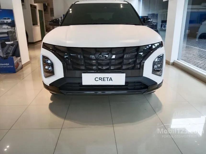 Jual Mobil Hyundai Creta 2024 Alpha 1.5 di Jawa Barat Automatic Wagon Putih Rp 416.800.000