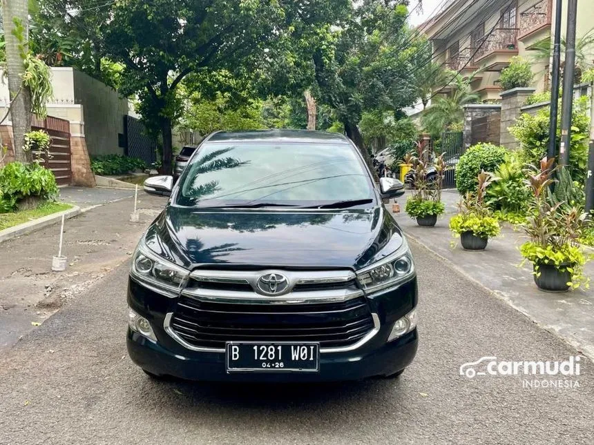 Jual Mobil Toyota Kijang Innova 2016 Q 2.0 di Banten Automatic MPV Hitam Rp 255.000.000