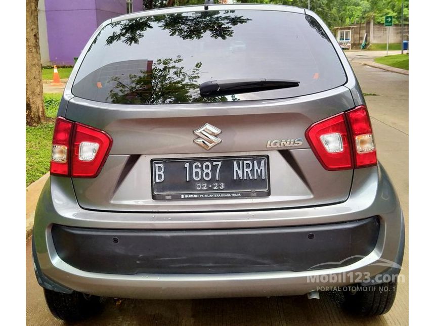 Jual Mobil Suzuki Ignis 2017 GL 1.2 di Banten Manual Hatchback Abu-abu