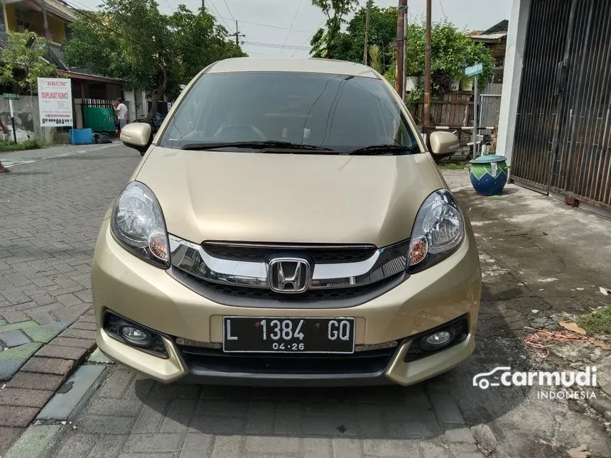 Jual Mobil Honda Mobilio 2015 E 1.5 di Jawa Timur Automatic MPV Emas Rp 1.450.000.000