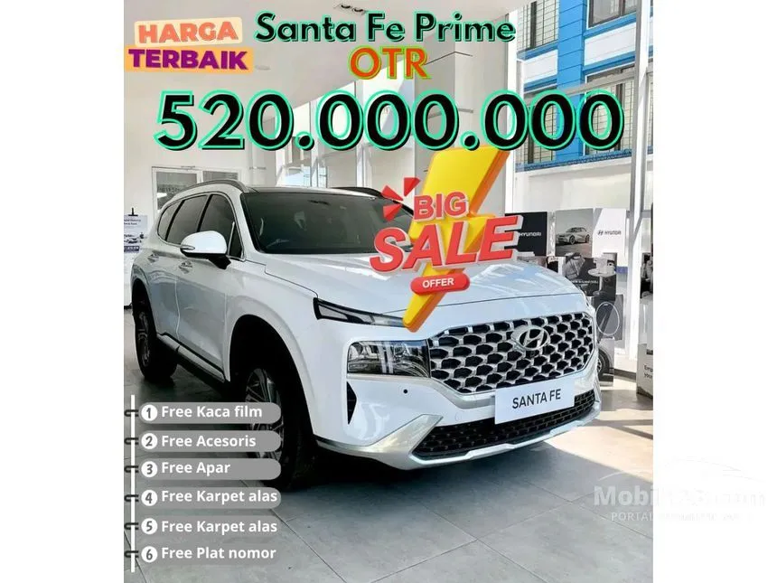 Jual Mobil Hyundai Santa Fe 2024 Prime 2.5 di DKI Jakarta Automatic SUV Hitam Rp 520.000.000
