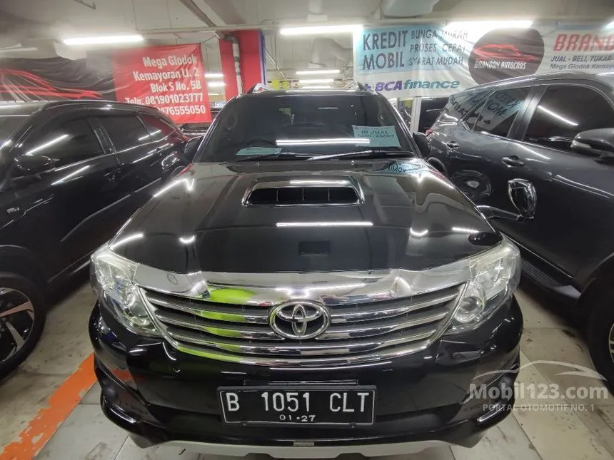 Jual Mobil Toyota Fortuner 2013 G TRD 2.5 di DKI Jakarta Automatic SUV Hitam Rp 245.000.000