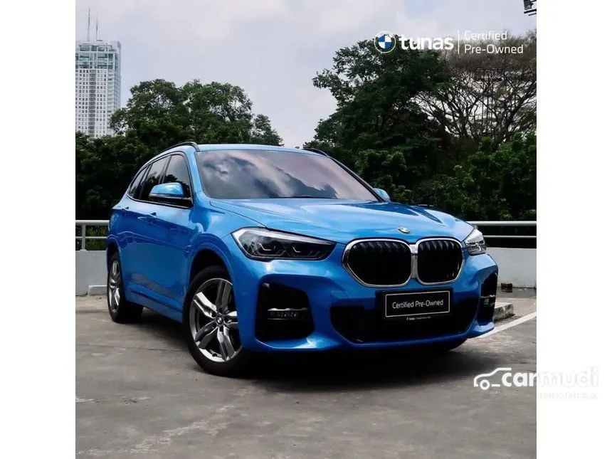 Jual Mobil BMW X1 2022 sDrive18i M Sport 1.5 di Jawa Barat Automatic SUV Biru Rp 799.000.000
