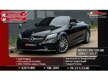 2019 Mercedes-Benz C200 2.0 AMG Line Convertible KM 9.000 PERAK ANTIK Mercedes Benz C200 AMG Cabriolet Facelift NIK 2019 Full Option Black On Black
