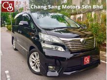 WARRANTY 2 YEAR,4 MEMORY AND LEATHER SEAT,SURROUND CAMERA,POWER BOOT,VIP OWNER,WELCOME TO TEST DRIVE**2009 Toyota Vellfire 3.5 Z MPV