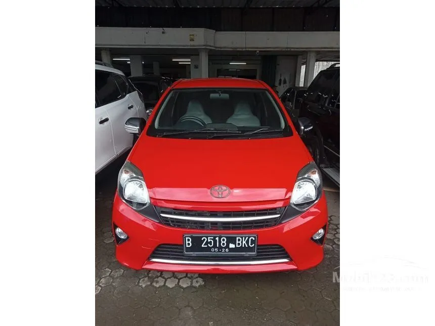 Jual Mobil Toyota Agya 2016 G 1.0 di Banten Manual Hatchback Merah Rp 92.000.000