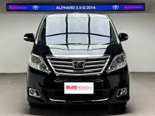 2014 Toyota Alphard 3.5 G MPV Q KM Low Tangan 1 Istimewa Rawatan